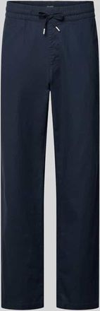 Matinique Regular Fit Hose aus Leinen-Baumwoll-Mix Modell barton in Marine, Gr&ouml;&szlig;e XXL