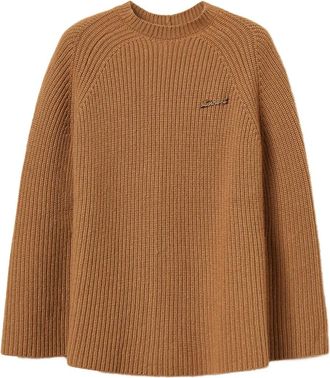 Twin-Set Mantella con decorazione - Marrone