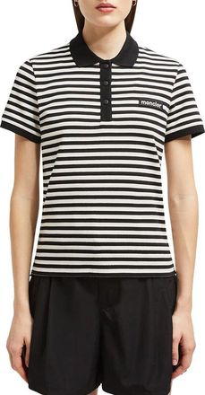 Moncler Striped Polo Shirt