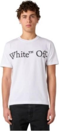 Off-white Off-White T-shirts en Poloshirts - Heren - T-shirts - Wit - L - Tops