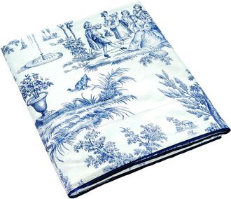 Anne de Solène Anne De Solène Organic Cotton Percale 200 Thread Count Galante Flat Sheet