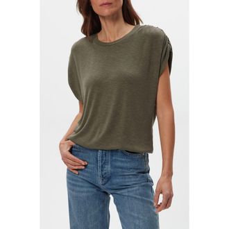 Michael Stars Sharron Cap Sleeve T-Shirt in Caper at Nordstrom, Size X-Small