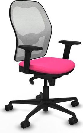 Piqueras y Crespo Piqueras Y Crespo - Jorquera Sincro Malla Blanca Similpiel Rosa Brazos 2d Base Nailon Ruedas 65mm Nailon