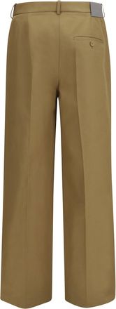 Balenciaga Mens Chino Pants Camel Cotton Trousers