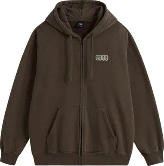 Vans Earthbound Loose Fit FZ - Heren - Vesten met rits - Bruin - S - Hoodies & sweatvesten