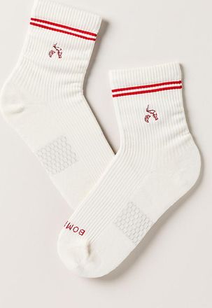 Bombas Embroidered Crew Socks
