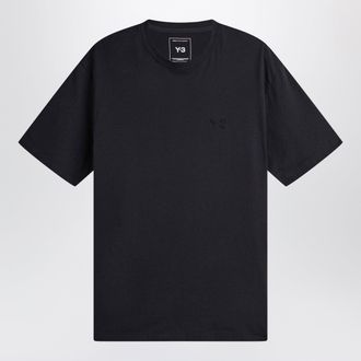 Yohji Yamamoto T-shirt nera con logo