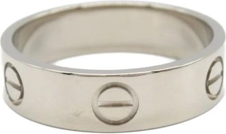 Cartier Anello Love in oro bianco 18 carati anni 2010 - Argento