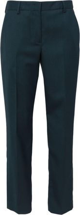 Paul Smith pressed-crease wool trousers - women - Wool - 42 - Blue