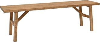Deco Wood Banco de madera maciza envejecido 150x45cm