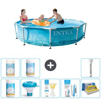 Intex Piscina Con Estructura Redonda - 305x76 Cm - 7-piezas S43218