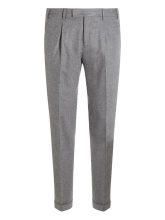 Pantaloni Torino pleated-cuffed trousers - Grey