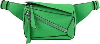 Loewe Green Leather Fanny Pack (Pre-Owned)