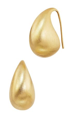 Savvy Cie Jewels BABY TEARDROP HUGGIE EARRINGS