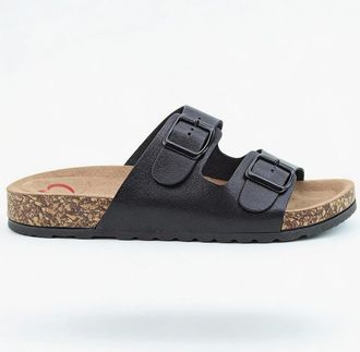 Heavenly Feet Womens Heavenly Feet HARMONY2 Womens Mules Sandals Black - Size: 6.5