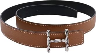 Herm&egrave;s Pre-owned Belts, female, Brown, Size: ONE SIZE Pre-owned Leather Belt