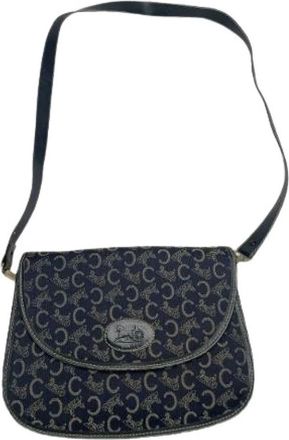 Celine Pre-owned Shoulder Bags, female, Blue, Size: ONE SIZE Pre-owned Vintage Shoulder Bag
