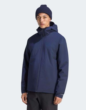 adidas Terrex multi Essentials Climaproof - Giacca isolante con cappuccio color inchiostro legend-Nero