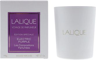 Lalique Electric Purple Candle 190g | TJ Hughes
