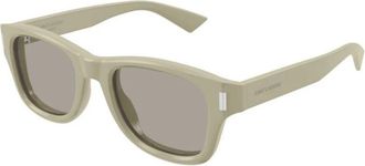 Saint Laurent Authentieke Premium Kwaliteit Bril met Top Service - Heren - Zonnebrillen - Groen - 50 MM - Accessoires