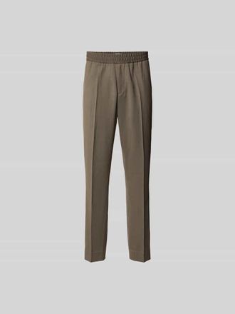 Filippa K Straight Fit Stoffhose mit Woll-Anteil in Taupe, Gr&ouml;&szlig;e 48
