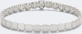Ileana Makri Pulsera Tile Medium de plata de ley 925