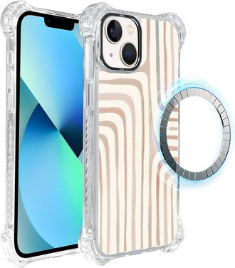 OEM Funda Ibizu Dropguard Ultra Para Iphone 13 Con Magsafe, Boho, Laberinto De Arena