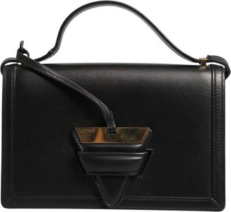Loewe Barcelona Medium Leather Shoulder Womens Bag (Pre-Owned)