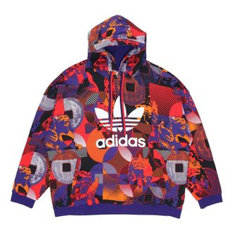 adidas Mens adidas originals Series Cny Casual Sports Hooded Pullover Purple GN5448
