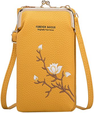 Generic Women Sling Cross-Body Wallet With Mobile Cell Phone Holder, Crossbody Phone Purses For Women, Mini Cross Body Bag