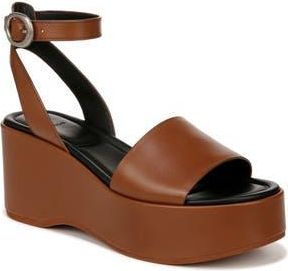 Vince Phillipa Platform Sandal in Sequoia Brown at Nordstrom Rack, Size 8.5