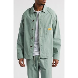 Service Works Organic Cotton Ripstop Front of House Jacket in Sage at Nordstrom Rack, Size X-Large