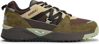 Karhu Mens Fusion Xc Trainers - Green Suede - Size UK 10.5