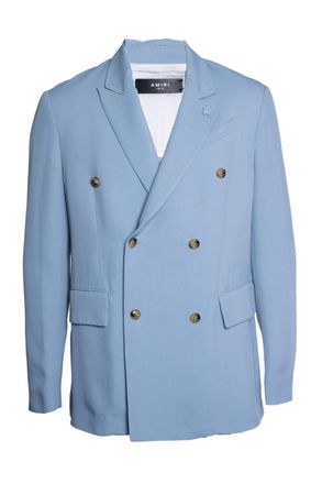 Amiri Blue double breasted blazer jacket