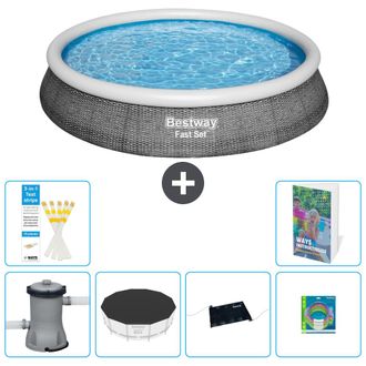 Bestway Piscina Bestway Fast Set Redonda - 396x84 Cm - 7-piezas S211