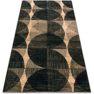 RugsX Rugsx - Alfombra De Lana Omega Fado Geom&eacute;trico Jadeit Verde Green 200x300 Cm