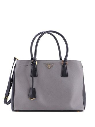 Prada Gardeners Saffiano Leather Medium tote bag - Grigio