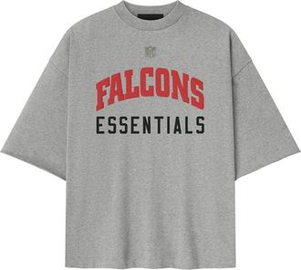Fear of God x NFL FW25 Falcons 90s 3/4 Sleeve Football T-Shirt Concrete Heather 125NF252123F