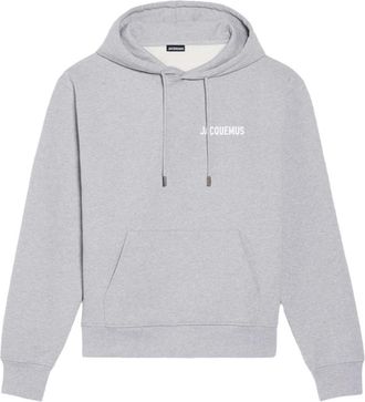 Jacquemus Grijze Sweater Standaard Uniseks Kleding - Heren - Hoodies - Grijs - 2XL - Hoodies & sweatvesten