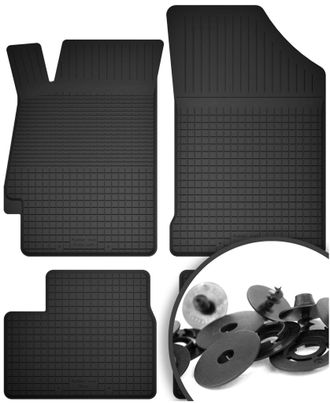 OEM Alfombrillas De Goma + Topes Para: Kia Rio Iv Hatchback (2017-)