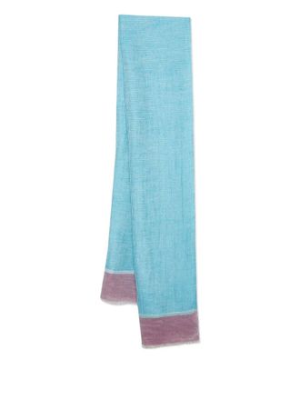 Etro Sjaal met patroon - Blauw