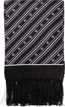 Dolce & Gabbana Foulard a righe - Nero