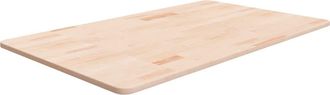 vidaXL Encimera De Ba&ntilde;o Madera Maciza Sin Tratar 100x60x1,5 Cm Vidaxl