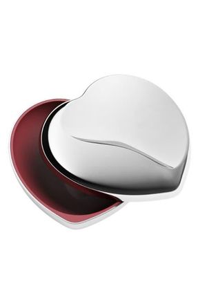 Georg Jensen Stainless Steel Heart Pillbox at Nordstrom