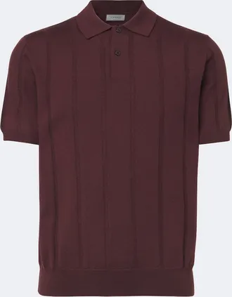 Canali Virgin wool polo shirt