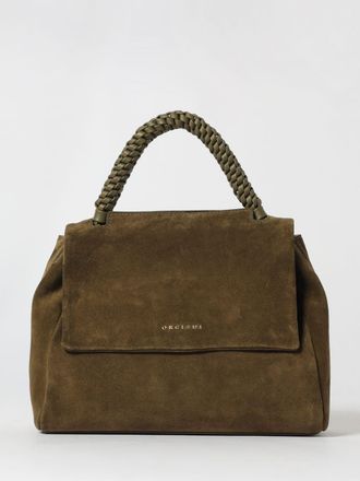 Orciani Borsa a mano in pelle scamosciata Orciani