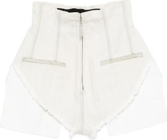 Rick Owens Dirt Cutoffs Zip-fastening Frayed Shorts