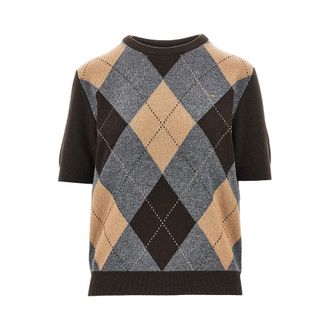 Prada Cashmere lozenge sweater Woman 40