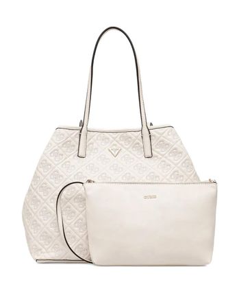 Guess Co logo-lettering tote bag - Neutrals