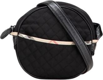 Burberry Pre-owned Cross Body Bags, female, Black, Size: ONE SIZE Pre-owned Vintage Crossbody Bag